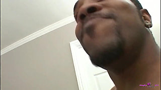 An Amateur Hottie with Tiny Tits Is Involved in Hardcore Banging with a Black Stud