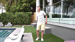 Big-Tits MILF Violet Myers  Raissa Bellini Lure Pool Boy