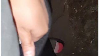 My Neighbor And I Masturbate In The Toilet At Night Until Orgasm - Ikasmoks