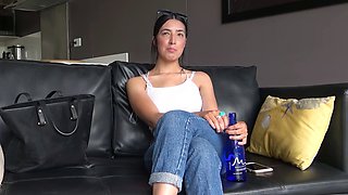 Shy latina teen fucked on casting couch