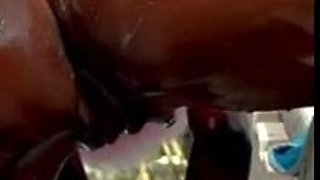 Hot Black Maid Does Some Webcam Black and Ebony