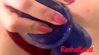 Hard Anal fuck for Rasha, the lebanese bitch with a Dildo in her pussy