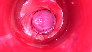 Camera Inside Pussy - Powerfull Cum in Pussy! Best Internal Asmr