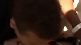 DP with Two Big Black and White Dicks for a Horny Big Tits Slut Vol 05