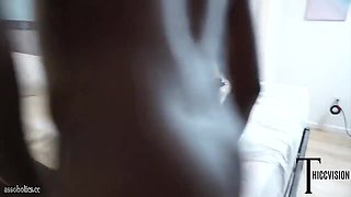 Amoral BBW rough interracial gangbang