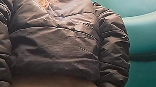 Peeing in a Portaloo at Festival