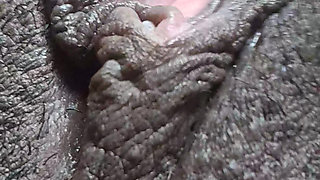 German natural dirty fat pussy teasing closely on camera