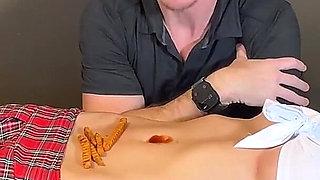 Ab Shack Ticklish Waitress