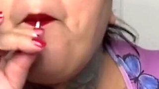 Plus-size Woman Sucking on Her Lollipop - Full Version