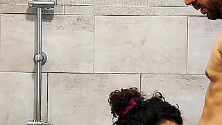 Married Plumber Fucks a Client in the Bathtub and Repentant Eats Cum From Jeans to Hide Evidence