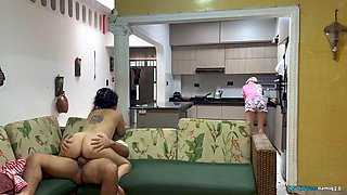 I had sex in front of my wife with her friend! She didnt even notice!