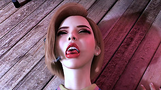 Virtual Reality Goddess Glow Files- 3D Animation Hentai