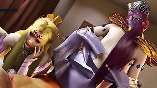 Virtual Goddess of Endless Desire Glow - 3D Animation Hentai