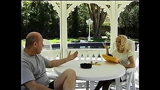 Hot Blonde MILF Fucked by Mature Man