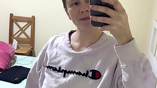 Teen Enjoys Herself in the Evening