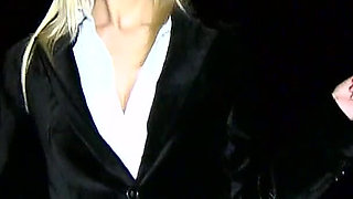 Please Sir, Use Me! - Brunette with Long Legs Gets Bound and Dominated by Black Master