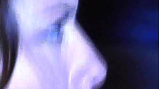 Blonde and brunette lesbo licking and fingering