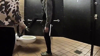 Caught Restroom Sloppy Seconds Confession at Hotel
