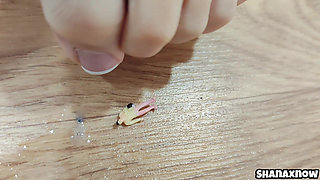 Tiny Man Is Punished Female Domination Giant Foot Fetish