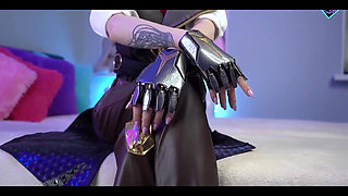 Lustful Ashes Overwatch Training Her Perfect Ass. Karneli Bandi