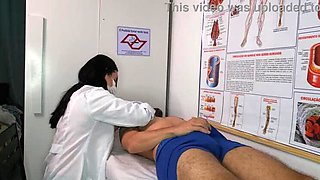 Nurse Jennifer Pimenta Can't Resist Patient's Big Cock - Rough Hospital Fuck & Deep Throat Blowjob