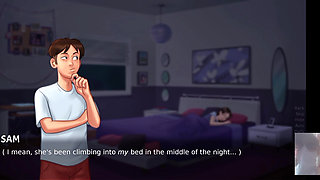 Step-Sis was surprised!! I sucked in her bed and hard fucked her.