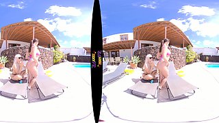 Blonde teens naughty public masturbation outdoors