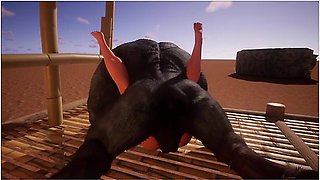 Furry King Fucks His Obedient Maid - Car Toon