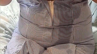 Naughty Nurse Julie - Oiled Tits & Bare Pussy Tease - 002-v-v-4-nurse-boobs