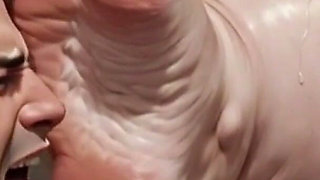 Giant SSBBW Dominates Slave with Foot Licking - Big Feet Worship