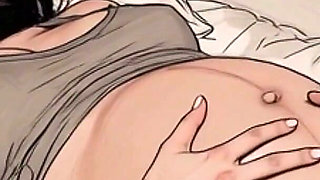 9 Months Pregnant Woman Masturbates Her Thick Hairy Wet Pussy