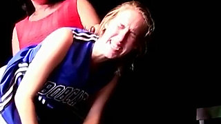 Cheerleader Is Spanked Before Practice