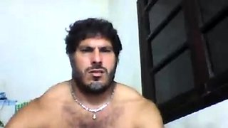 Big-Cock Daddy Strokes His Huge Meat