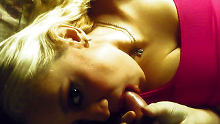 13 Big Gloryhole with a Blonde Hungry for Cock and Cum Part 1- Marian