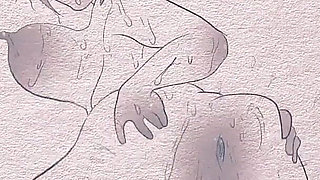 Animation on Paper- Pens and Pencils Hentai Anime: Hunter X Hunter Menchi Cartoon Porn 2D Sex