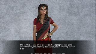 Desi MILF Seduction - Gameplay - Roleplay - Saree Wearing Stepmom Fucked by Stepson Bully