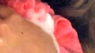 Busty brunette bitch with big boobs