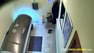 Czech Solarium 235: Brunette’s Solarium Adventure Continues