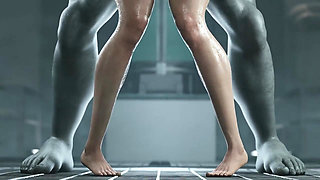 RESIDENT EVIL XXX - Claire Redfield Captured & Bred by Tyrant in Lab (3D Animation)