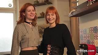 Ersties featuring Mia Bandini's amateur threesome video