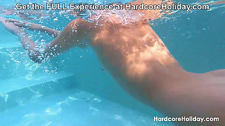 Cock Fits Perfectly between Isabella's Lips at HardcoreHoliday