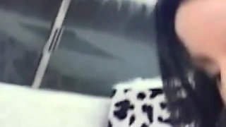 Sweet teen fucked in his truck and milked on the face