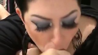 Sexy Emo Goth Girl Pov Sucks Licks Swallows And Clears Chamber