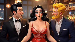 From Chubby & Ignored to Curvy Cock Tease-Ep5  A wife meets strangers at a nightclub and ignores husband.