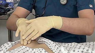 Nurse Bunny Gets a Gyno Exam Multi Angle