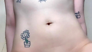 Goth Slut Rides Huge BBC and Makes a Mess