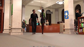 Taboo University - Big Titty Emo College Girl Gets Conforted by Busty Black Girl with Tattoos
