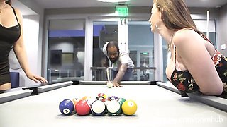 Harmonious Sara and Nicky's brunette sex