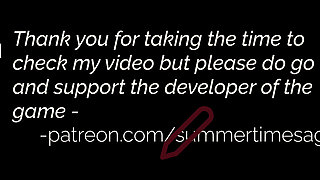 Summertime Saga - she love big cucumbers and i want to give her mine