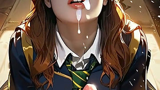 Rough Deepthroat Blowjob - Massive Facial Cumshot